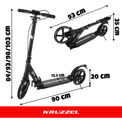 Sklopivi amortizerski romobil za dječake i djevojčice - slika 12